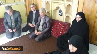 دیدار سرپرست پردیس فاطمه زهرا (س ) اصفهان با رئیس حوزه علمیه حضرت آیت اللّه مظاهری