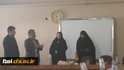 معارفه سرکار خانم هاشمی به عنوان مسئول حراست پردیس فاطمه زهرا (س)