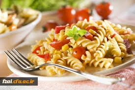 برنامه ی غذایی پردیس فاطمه زهرا اصفهان