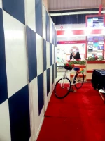 طراحی دکور غرفه ی دانشگاه فرهنگیان در یازدهمین نمایشگاه بین االمللی پژوهش و فناوری با همکاری کانون تبلیغات و ترویج ارزشهای اسلامی پردیس فاطمه زهرا(س)