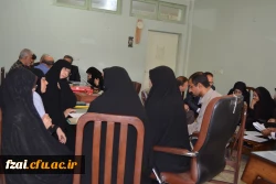 جلسه هماهنگی مصاحبه گران با سرپرست پردیس جهت رعایت پاره ای از نکات :احترام و تکریم افراد داوطلب