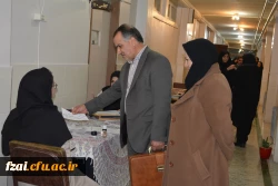 بازدید دکتر پناهی معاونت پژوهش و نیروی انسانی اداره کل آموزش و پرورش استان اصفهان از ورکشاپ دانشجویان هنر پردیس فاطمه زهرا (س) اصفهان