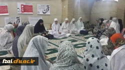 مراسم معنوی اعتکاف دانشجویان پردیس فاطمه زهرا(س) اصفهان