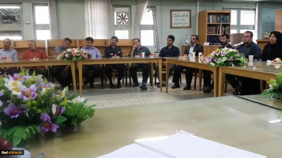 اولین شورای اداری پردیس فاطمه زهرا در سال 1396