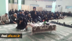 برگزاری مراسم عزاداری به مناسبت ایام شهادت امام حسین (ع) در پردیس فاطمه زهرا (س) اصفهان