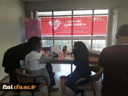 برگزاری ایستگاه سلامت قلب در پردیس فاطمه زهرا (س)