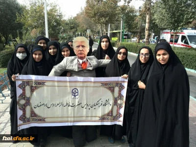 حضور دانشجومعلمان پردیس فاطمه زهرا (س) در راهپیمایی 13 آبان