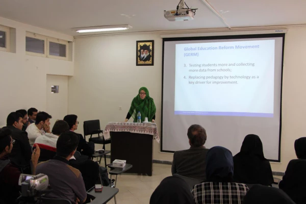 همایشی با حضور افتخاری پروفسور کارمل سالیوان (Carmel O' Sullivan) از اندیشمندان حوزه تربیت معلم کشور ایرلند