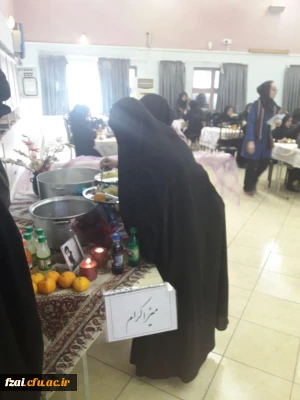 اجرای طرح میز اکرام در پردیس فاطمه زهرا (س)