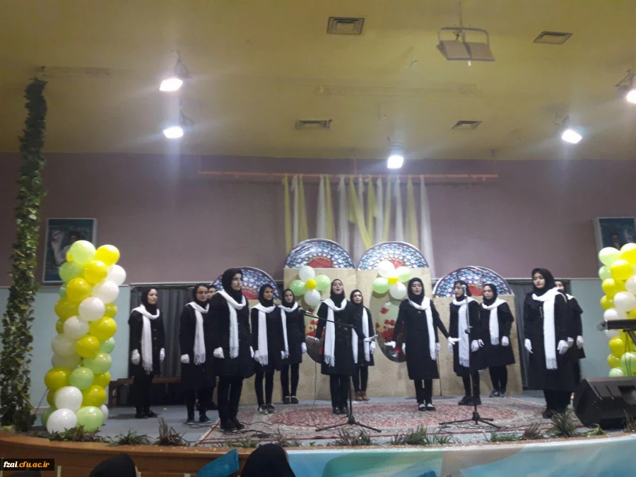 برگزاری جشن اعیاد شعبانیه و بزرگداشت مقام معلم در پردیس فاطمه زهرا(س)