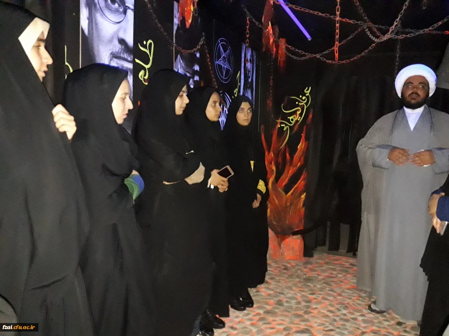 بازدید  از نمایشگاه والشمس توسط جمعی از دانشجو  معلمان پردیس فاطمه زهرا(س) اصفهان