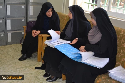 بازدید دکتر نادری از حوزه امتحانات و دیدار با اعضا هیئت علمی