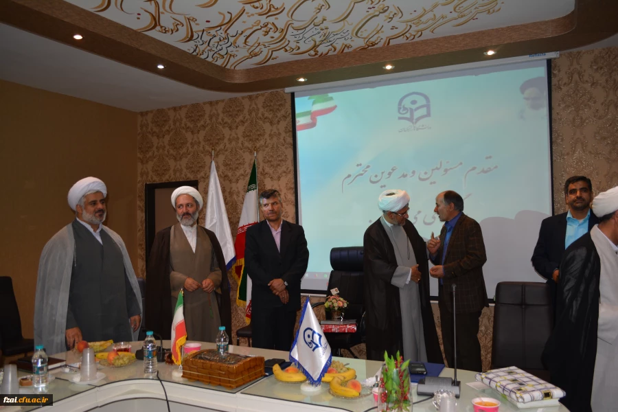 مراسم تکریم حجت الاسلام و المسلمین مهدی مستاجران و معارفه حجت الاسلام و المسلمین دکتر حمزه علی بهرامی روز  چهارشنبه 97/4/27