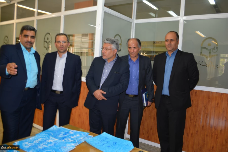 بازدید دکتر طاهری نیا سرپرست معاونت پژوهشی و فناوری از روند مصاحبه استخدامی مستخدمان آموزش و پرورش در پردیس فاطمه زهرا (س)