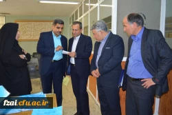 بازدید دکتر طاهری نیا سرپرست معاونت پژوهشی و فناوری از روند مصاحبه استخدامی مستخدمان آموزش و پرورش در پردیس فاطمه زهرا (س)