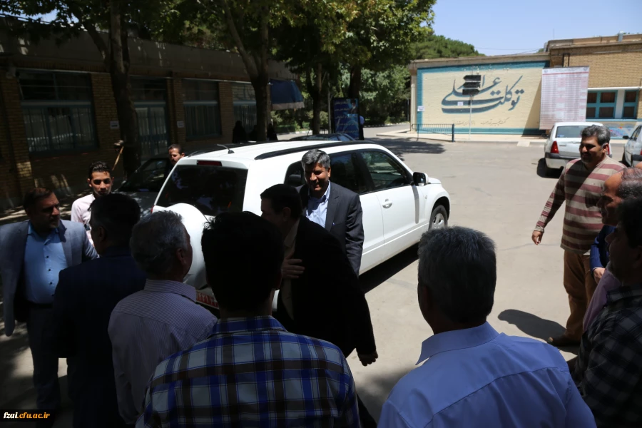 بازدید دکتر خنیفر ریاست دانشگاه فرهنگیان از پردیس فاطمه زهرا (س) و روند مصاحبه مستخدمان پیمانی آموزش و پرورش به روایت تصویر