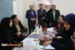 بازدید دکتر خنیفر ریاست دانشگاه فرهنگیان از پردیس فاطمه زهرا (س) و روند مصاحبه مستخدمان پیمانی آموزش و پرورش به روایت تصویر