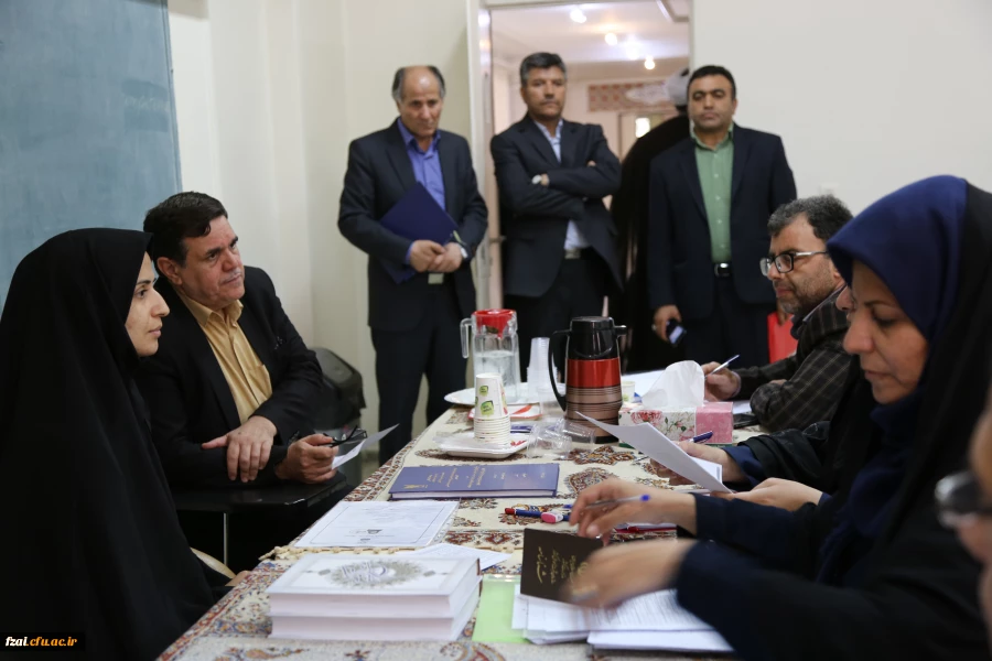 بازدید دکتر خنیفر ریاست دانشگاه فرهنگیان از پردیس فاطمه زهرا (س) و روند مصاحبه مستخدمان پیمانی آموزش و پرورش به روایت تصویر