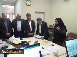 بازدید دکتر کچوئیان  سرپرست معاونت نظارت ، ارزیابی و تضمین کیفیت دانشگاه فرهنگیان از روند مصاحبه داوطلبان متعهد دبیری در پردیس فاطمه زهرا (س) اصفهان