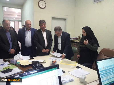 بازدید دکتر کچوئیان  سرپرست معاونت نظارت ، ارزیابی و تضمین کیفیت دانشگاه فرهنگیان از روند مصاحبه داوطلبان متعهد دبیری در پردیس فاطمه زهرا (س) اصفهان