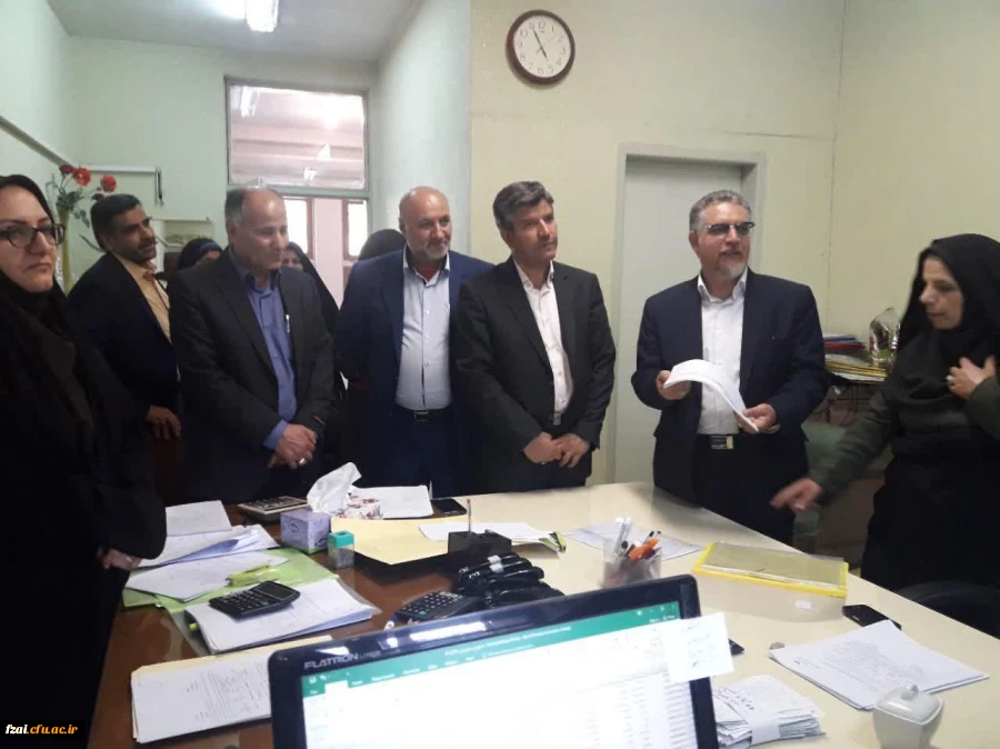 بازدید دکتر کچوئیان  سرپرست معاونت نظارت ، ارزیابی و تضمین کیفیت دانشگاه فرهنگیان از روند مصاحبه داوطلبان متعهد دبیری در پردیس فاطمه زهرا (س) اصفهان