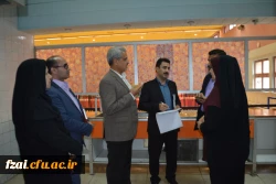 بازدید مدیر کل امور دانشجویی دانشگاه فرهنگیان از واحدهای مختلف پردیس فاطمه زهرا (س)