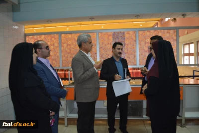 بازدید مدیر کل امور دانشجویی دانشگاه فرهنگیان از واحدهای مختلف پردیس فاطمه زهرا (س)