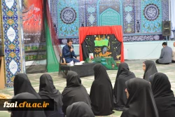 هم زمان با اربعین حسینی مراسم پرفیض زیارت عاشورا ومرثیه سرایی درپردیس فاطمه زهرا (س)  برگزار گردید.