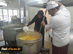 پخت و توزیع شله زرد نذری به مناسبت نهم ربیع الاول سالروز آغاز ولایت و امامت حضرت مهدی(عج)