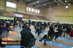 شرکت دانشجویان پردیس فاطمه زهرا (س)  در امتحانات ترم جاری