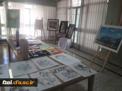 برپایی نمایشگاه آثار هنری 