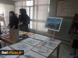 برپایی نمایشگاه آثار هنری 