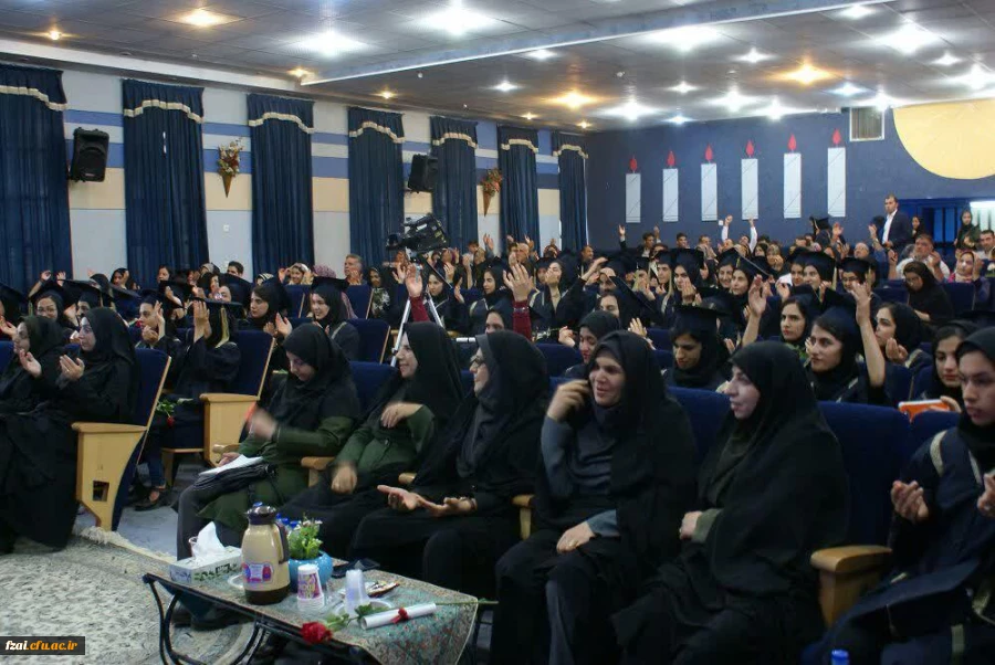 مراسم با شکوه جشن دانش آموختگی دانشجویان دانشگاه فرهنگیان پردیس فاطمه زهرا (س)
 با استقبال گرم دانشجویان وخانواده های آنان برگزارشد.