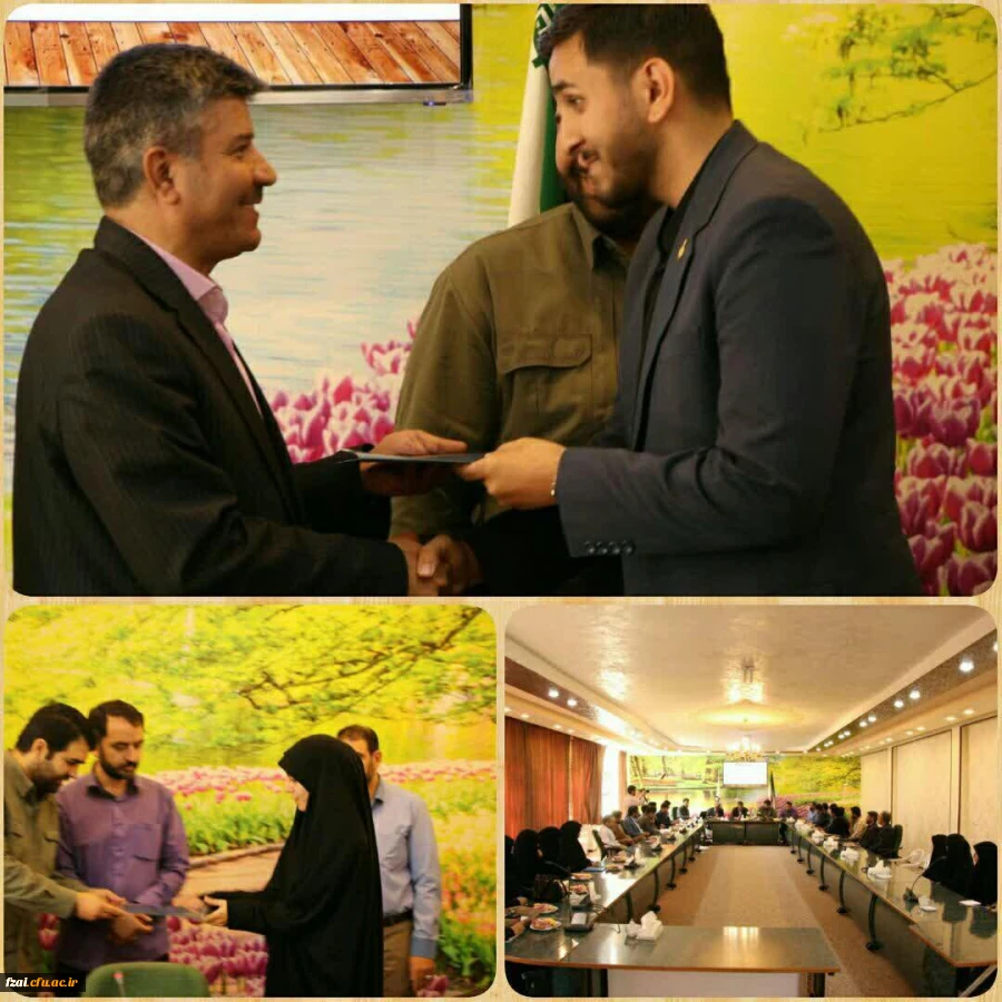 آیین معارفه مسئول حوزه بسیج دانشجویی پردیس فاطمه زهرا(س) اصفهان