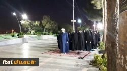 زیارت و غباروبی مزار شهدا توسط جمعی از دانشجومعلمان پردیس فاطمه زهرا (س) اصفهان