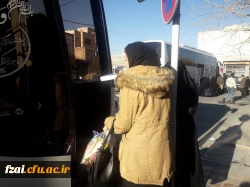 اعزام جمعی از دانشجومعلمان پردیس فاطمه زهرا(س) به مشهد مقدس ویژه دوره حیات طیبه