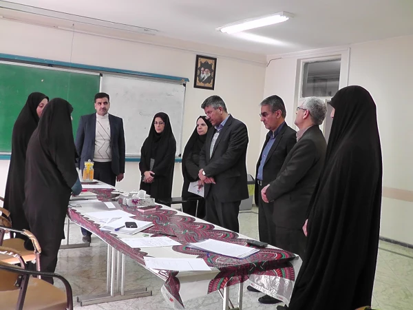 بازدید  رئیس دانشگاه فرهنگیان استان اصفهان از روند مصاحبه افراد پذیرفته شده در آزمون استخدامی ماده 28 