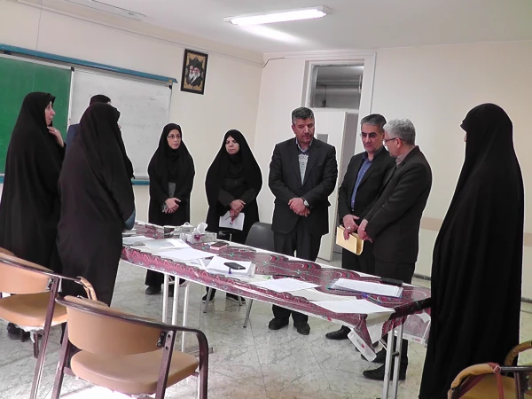 بازدید  رئیس دانشگاه فرهنگیان استان اصفهان از روند مصاحبه افراد پذیرفته شده در آزمون استخدامی ماده 28 