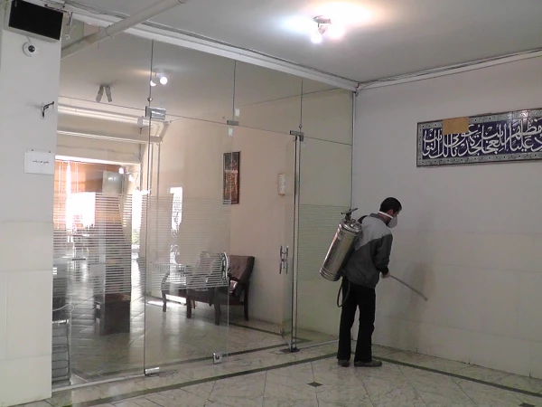 دانشگاه فرهنگیان پردیس فاطمه زهرا (س) علیه ویروس کرونا ضدعفونی شد.