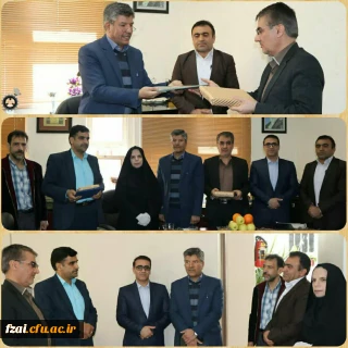 تکریم و معارفه معاون توسعه منابع و امور دانشجویی پردیس حضرت فاطمه زهرا(س)