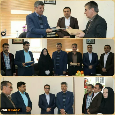 تکریم و معارفه معاون توسعه منابع و امور دانشجویی پردیس حضرت فاطمه زهرا(س)