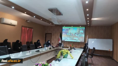 برگزاری جلسه ریاست ، معاون آموزش و مدیران گروه با معاونت محترم آموزشی دانشگاه فرهنگیان بصورت ویدئو کنفرانس