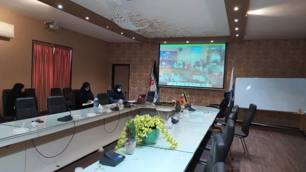 برگزاری جلسه ریاست ، معاون آموزش و مدیران گروه با معاونت محترم آموزشی دانشگاه فرهنگیان بصورت ویدئو کنفرانس