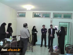 بازدید سرپرست  محترم مدیریت امور پردیس های استان اصفهان
 به همراه رییس نهاد مقام معظم رهبری ،معاونت محترم توسعه منابع و امور دانشجویی و کارشناس مسئول نظارت و ارزیابی و امور حقوقی دانشگاه فرهنگیان استان اصفهان از پردیس فاطمه زهرا(س)
