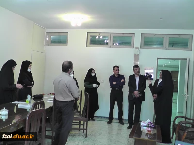 بازدید سرپرست  محترم مدیریت امور پردیس های استان اصفهان
 به همراه رییس نهاد مقام معظم رهبری ،معاونت محترم توسعه منابع و امور دانشجویی و کارشناس مسئول نظارت و ارزیابی و امور حقوقی دانشگاه فرهنگیان استان اصفهان از پردیس فاطمه زهرا(س)