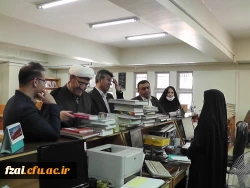 نشست صمیمی سرپرست  محترم به همراه رییس نهاد مقام معظم رهبری ،معاونت محترم توسعه منابع و امور دانشجویی و کارشناس مسئول نظارت و ارزیابی و امور حقوقی دانشگاه فرهنگیان استان اصفهان با کارکنان پردیس فاطمه زهرا(س)