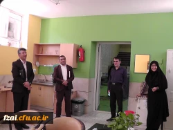 نشست صمیمی سرپرست  محترم به همراه رییس نهاد مقام معظم رهبری ،معاونت محترم توسعه منابع و امور دانشجویی و کارشناس مسئول نظارت و ارزیابی و امور حقوقی دانشگاه فرهنگیان استان اصفهان با کارکنان پردیس فاطمه زهرا(س)