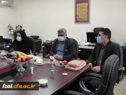 بازدیدآقای عسگری مشاور عالی دکتر خنیفر در امور ایثارگران ،دکتر احمدی رئیس محترم اداره نظارت و ارزیابی و عملکرد سازمانیِ سازمان مرکزی دانشگاه فرهنگیان،
از پردیس فاطمه زهرا(س) اصفهان