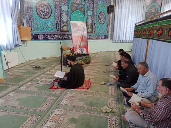 برگزاری مراسم قرائت زیارت عاشورا به مناسبت دهه اول ماه محرم