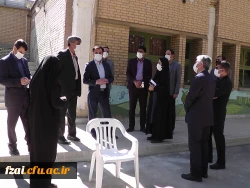 بازدید مدیر کل آموزش و پرورش استان اصفهان از روند مصاحبه پذیرفته شدگان دانشگاه فرهنگیان پردیس فاطمه زهرا (س) اصفهان